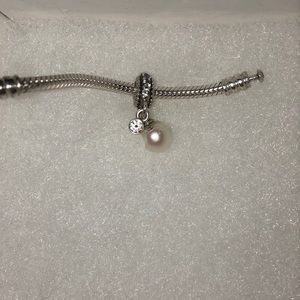 Pandora Dangle Pearl Charm